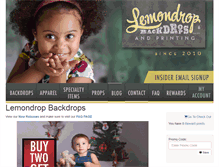 Tablet Screenshot of lemondropshop.com